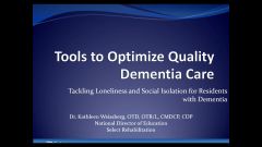 LAI306 - Tackling Loneliness and Social Isolation for Residents with Dementia